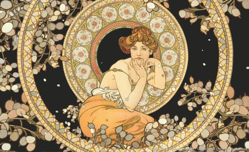 Still uit projectie © Mucha Foundation Still uit projectie © Mucha Foundation