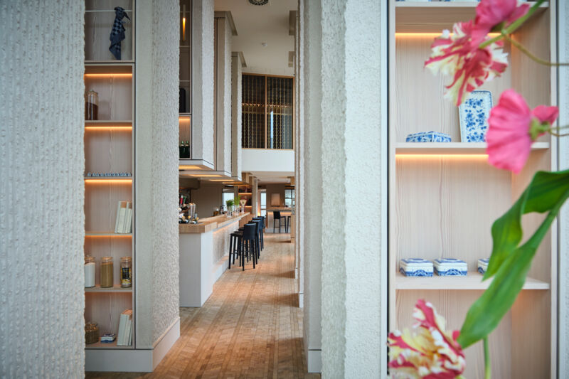 Image View from entrance Restaurant Azurite Delft Image View from entrance Restaurant Azurite Delft