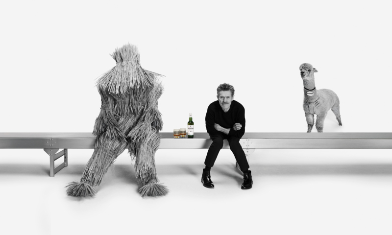 Laphroaig en Willem Dafoe Barley Man Laphroaig en Willem Dafoe Barley Man