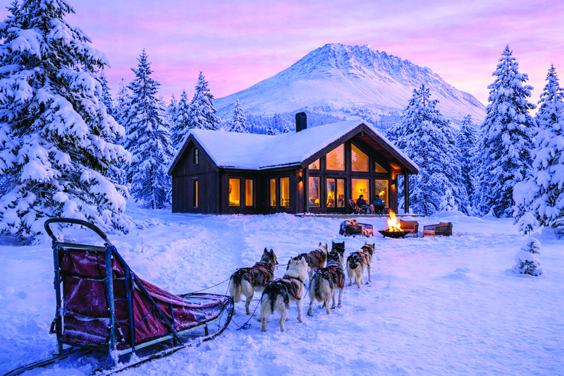 Noorse lodge in Gausta midden in de natuur Noorse lodge in Gausta midden in de natuur