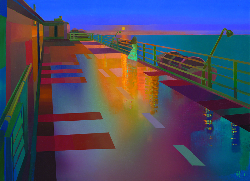 Southern Comfort, 80 x 110 cm, olieverf op paneel, 2023 Southern Comfort, 80 x 110 cm, olieverf op paneel, 2023