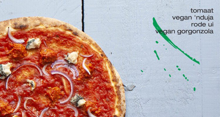 Nieuw: plant-based pizza van De Pizzabakkers 