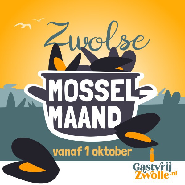Zwolle pakt groots uit voor de start van Mosselmaand