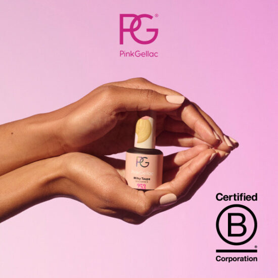 Gelnagellakmerk Pink Gellac is B Corp gecertificeerd